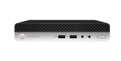 HP ProDesk 400 G4 Mini, Intel Core i5-8500T, 8 GB, 256 GB SSD, Win11 Pro, Refurbished Grade A, 2 års garanti