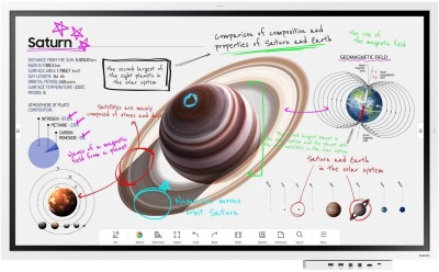 55" Samsung Flip Pro, UHD/3840x2160 IR touch, Tizen, AirPlay2, HDMI/DP/USB/WiFi, högtalare