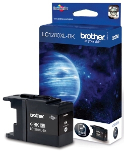 Brother LC1280XLBK, Svart, 2400 sidor