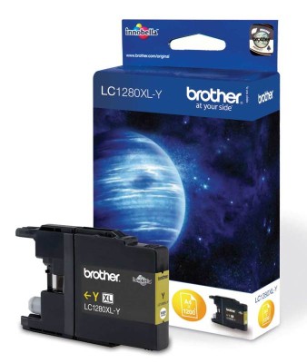 Brother LC1280XLY, Gul, 1200 sidor