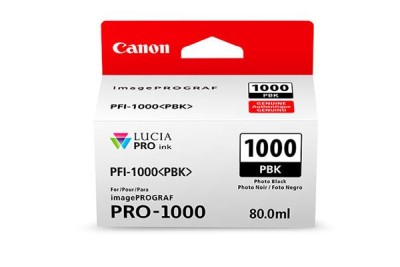 Canon PFI-1000 PC / Foto Svart, 80 ml