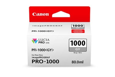 Canon PFI-1000 GY / Grå, 80 ml