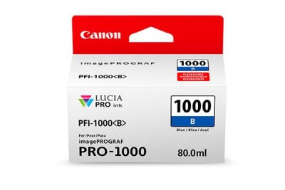 Canon PFI-1000 B / Blå, 80 ml