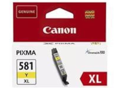 Canon CLI-581Y XL, Gul, 199 sidor#1