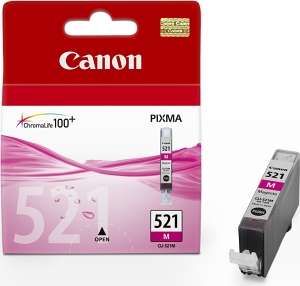 Canon CLI-521M, Magenta, 470 sidor