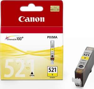 Canon CLI-521Y, Gul, 470 sidor