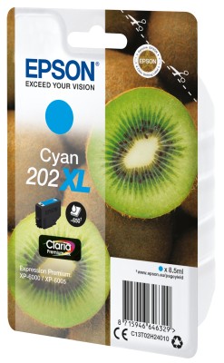 Epson 202XL Cyan, 650 sidor