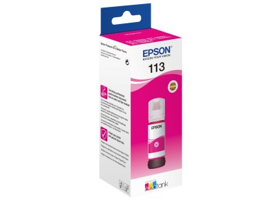 Epson EcoTank 113, Magenta, flaska 70ml, 6000 sidor