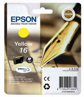 Epson 16 Gul, 165 sidor