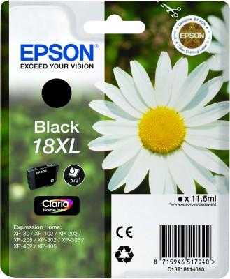 Epson 18XL Svart, 470 sidor