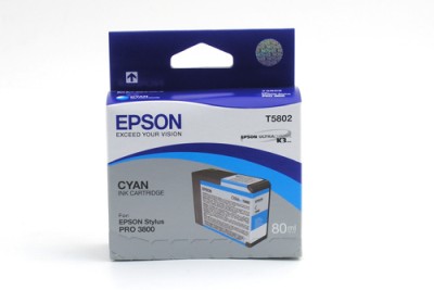 Epson Stylus Pro 3800 Cyan (T5802), 80 ml