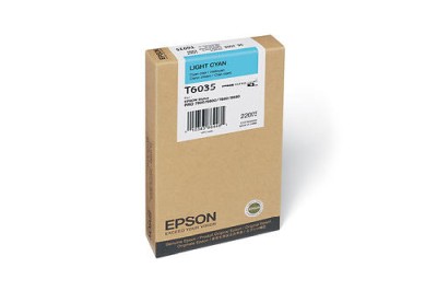 Epson Stylus 7800/7880/9800/9880 Ljus Cyan (T6035), 220 ml