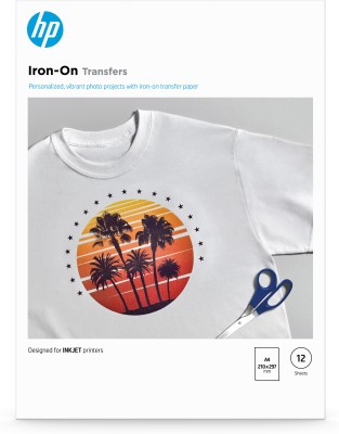 HP Iron On T-shirt Transfer Paper 12 ark A4 (C6050A)