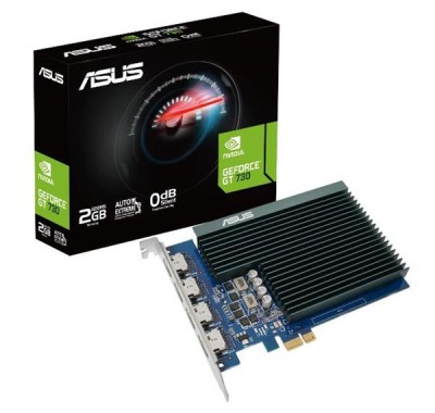 Asus GeForce GT 730 2 GB GDDR5, 4xHDMI, fläktlöst