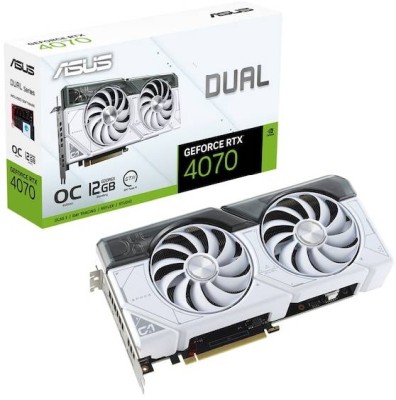 Asus GeForce RTX 4070 Super Dual OC WHITE 12 GB GDDR6X, HDMI/3xDP