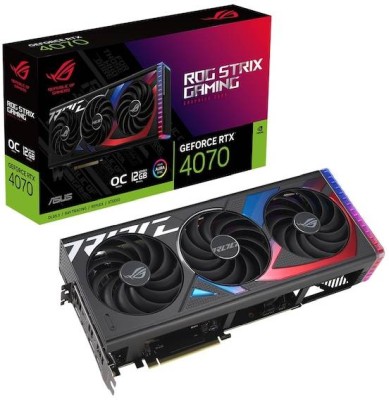 Asus GeForce RTX 4070 ROG Strix Super OC 12 GB GDDR6X, 2xHDMI/3xDP, Aura Sync RGB