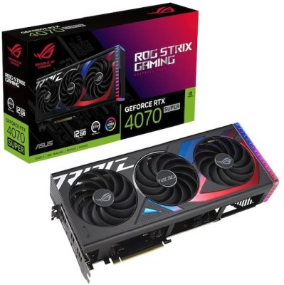 Asus GeForce RTX 4070 ROG Strix Super 12 GB GDDR6X, 2xHDMI/3xDP, Aura Sync RGB