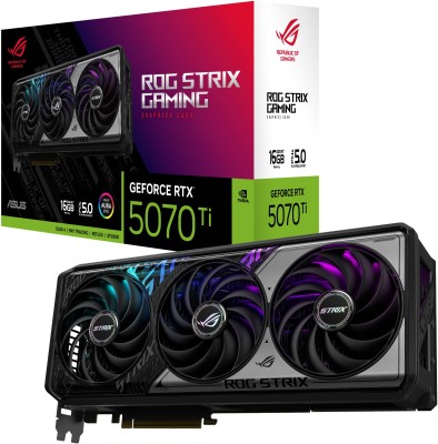 Asus GeForce RTX 5070 Ti ROG STRIX 16 GB GDDR7, HDMI/3xDP, Aura Sync RGB