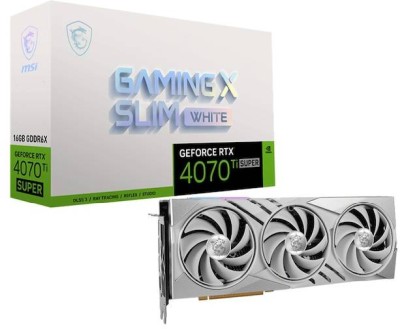 MSI GeForce RTX 4070 Ti SUPER GAMING X SLIM WHITE 16 GB GDDR6X, HDMI/3xDP#1