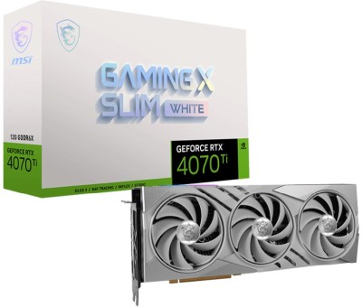 MSI GeForce RTX 4070 Ti GAMING X SLIM WHITE 12 GB GDDR6X, HDMI/3xDP