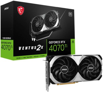 MSI GeForce RTX 4070 Ti VENTUS 2X OC 12 GB GDDR6X, HDMI/3xDP