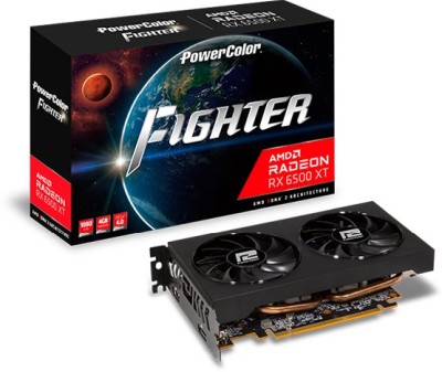PowerColor Radeon RX 6500 XT Fighter OC 4 GB GDDR6, HDMI/DP