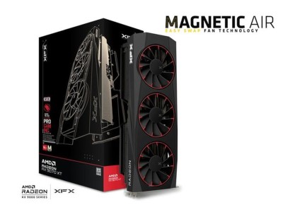 XFX Radeon RX 9070 XT Quicksilver Black Magnetic Air Edition 16 GB GDDR6, HDMI/3xDP#1
