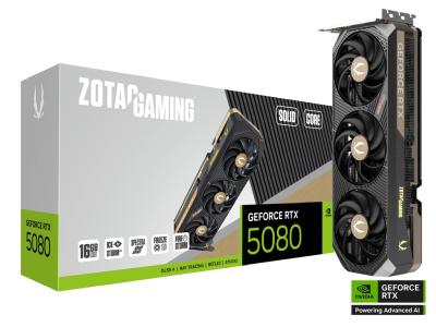 Zotac GeForce RTX 5080 Solid Core 16 GB GDDR7, HDMI/3xDP, Spectra RGB Lighting#1