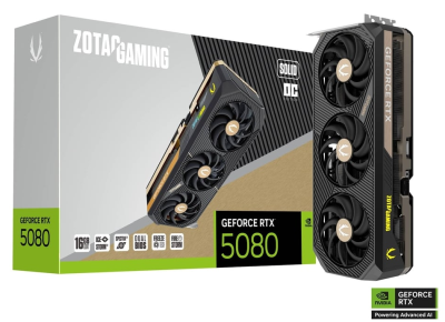 Zotac GeForce RTX 5080 Solid OC 16 GB GDDR7, HDMI/3xDP, Spectra 2.0 RGB Lighting#1