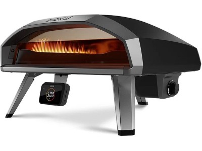 Ooni Koda 2 Pro 30mBar pizzaugn (svart) 46 cm tillagningsyta, når 500 °C och lagar utsökt napolitansk pizza på bara 60 sekunder#1