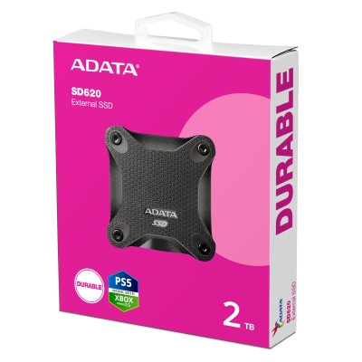 2 TB ADATA SD620 SSD, USB-A 3.2 Gen 2 - Svart#5