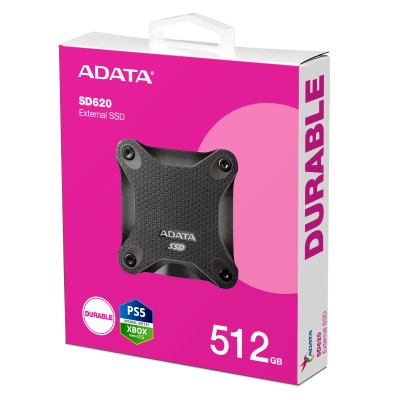 512 GB ADATA SD620 SSD, USB-A 3.2 Gen 2 - Svart#5