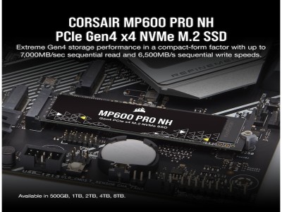 2 TB Corsair MP600 Pro, NVMe PCIe, Gen4 SSD, M.2#2