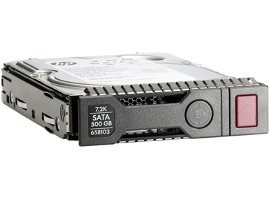 500 GB HP Midline, 7200 rpm, SATA3, Hot Swap LFF, inkl. HP SmartDrive hållare