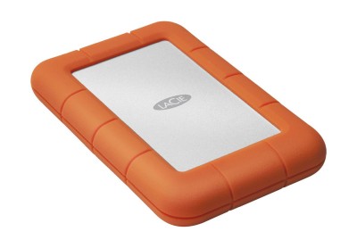 4 TB Lacie Rugged Mini, 2.5", USB 3.0, vattentät och stötsäker - Orange