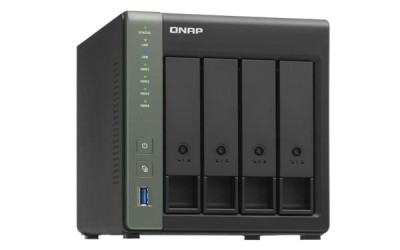 QNAP TS-431X3-4G, 4-bay NAS, Quad Core 1,7 GHz CPU, 4 GB RAM, 1x10GbE SFP+ / 1x2.5GbE / 1x1GbE LAN