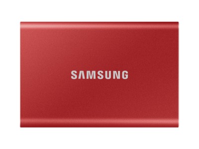 2 TB Samsung Portable SSD T7, USB-C 3.2, inkl. adapter för Typ A - Röd#2