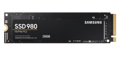 250 GB Samsung 980 NVMe PCIe 3.0 SSD, MLC, M.2