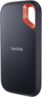 1 TB SanDisk Extreme Portable SSD, USB-C 3.2 Gen 2, inkl. adapter för Typ A - Svart