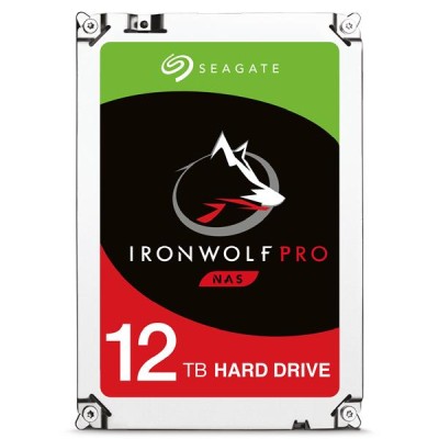 12 TB Seagate Ironwolf PRO, 7200 rpm, 256 MB cache, SATA3, NAS drive 24/7-drift, 2 års Seagate Rescue Data Recovery