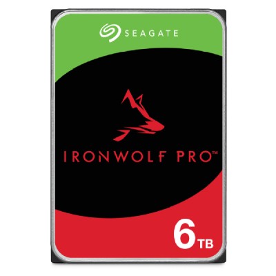 6 TB Seagate Ironwolf PRO, 7200 rpm, 256 MB cache, SATA3, NAS drive 24/7-drift