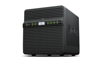 Synology DiskStation DS423, 4-bay NAS, Quad Core 1,7 GHz CPU, 2 GB RAM