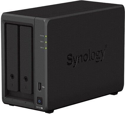 Synology DiskStation DS723+, 2-bay NAS, Dual Core Ryzen R1600, M.2-slot