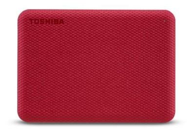 2 TB Toshiba Canvio Advance, 2.5", USB 3.2 Gen.1 - Röd