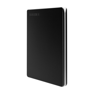 2 TB Toshiba Canvio Slim, 2.5", USB 3.0 - Svart