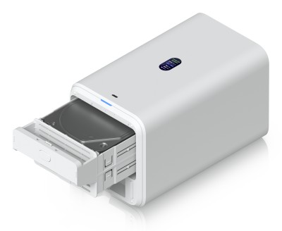 Ubiquiti Networks UniFi NAS-2, 2-bay 3.5" NAS, 2.5GbE LAN, USB-C, inkl. PoE++ 60W adapter - Vit#5
