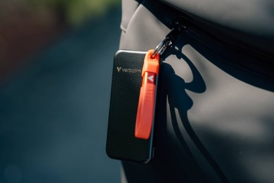 1 TB Verbatim Pocket SSD, USB 3.2 Gen2 - Svart/Röd#3