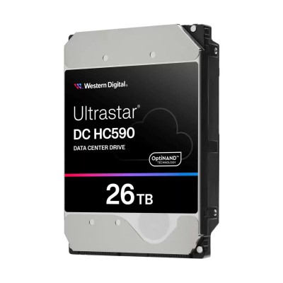 26 TB WD Ultrastar DC HC590, 7200 rpm, 512 MB cache, SAS 12Gb/s