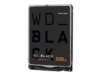 500 GB WD Black 2.5", 7200 rpm, 64 MB cache, SATA3