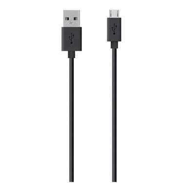 USB 2.0 till Micro USB-kabel, 2 meter, Belkin - Svart